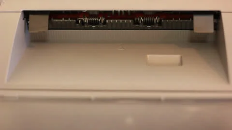 Printer in action Stock Footage 22605095