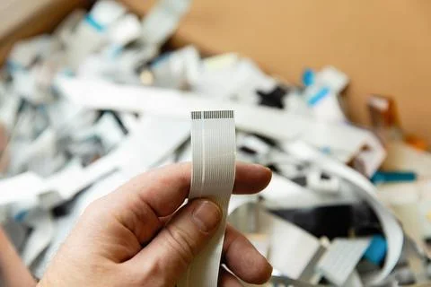 Printer cables. Stock Photos