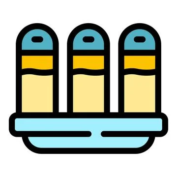 Printer cartridge icon vector flat Stockillustratie