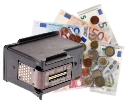 Printer cartridge recycling Stock Photos
