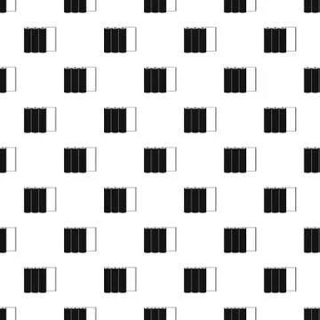 Printer cartridges pattern, simple style Stock Illustration