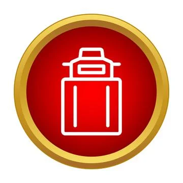 Printer copier scanner office technology line icon Stock Illustration