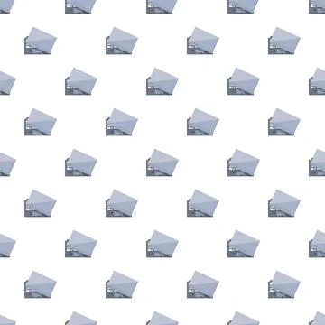 Printer flatbed scanner opening for scanning seamless pattern Illustrazione stock