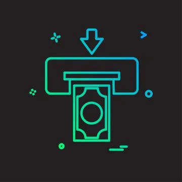 Printer icon design vector Stock Illustration