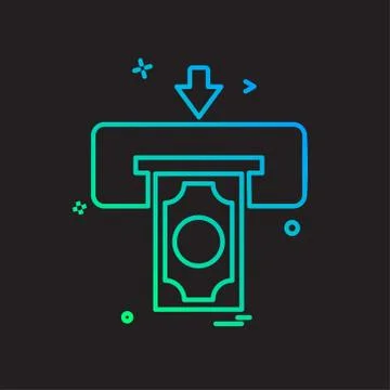 Printer icon design vector Stock Illustration