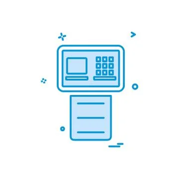 Printer icon design vector Stock Illustration