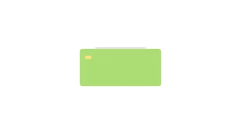 Printer icon displayed on a vibrant green background. Stock Footage 333909469
