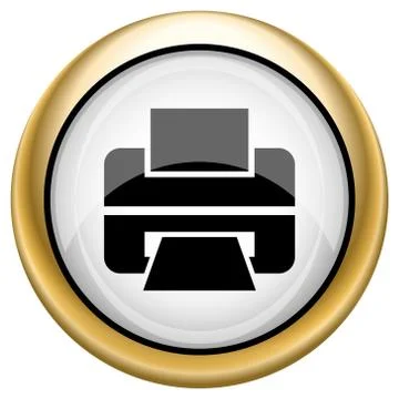 Printer icon Illustrazione stock