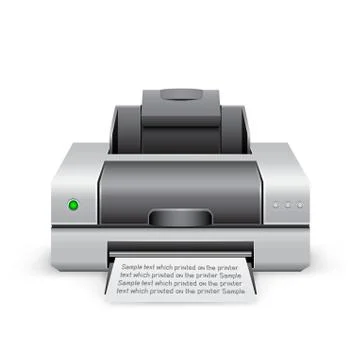 Printer icon Illustrazione stock