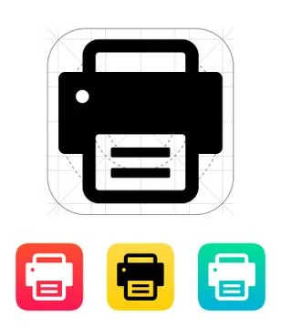 Printer icon Stock-Illustration
