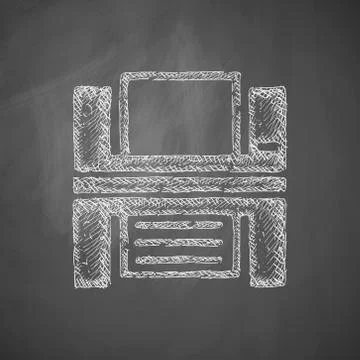 Printer icon 스톡 일러스트