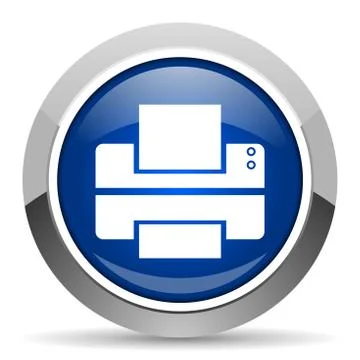 Printer icon. Illustrazione stock