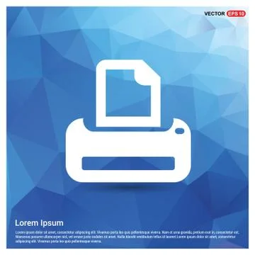 Printer icon Stock Illustration