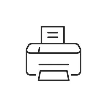 Printer Icon Stock Illustration