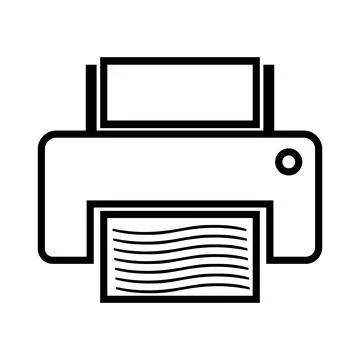 Printer icon Stock Illustration