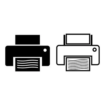 Printer icon Stock Illustration