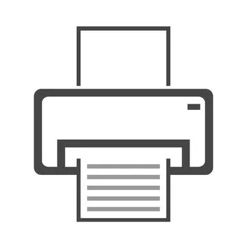 Printer icon Stockillustratie