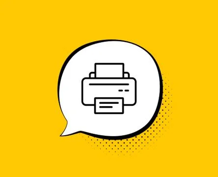 Printer icon. Printout device sign. Vector Stock Illustration