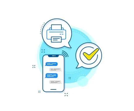 Printer icon. Printout device sign. Vector Stock Illustration