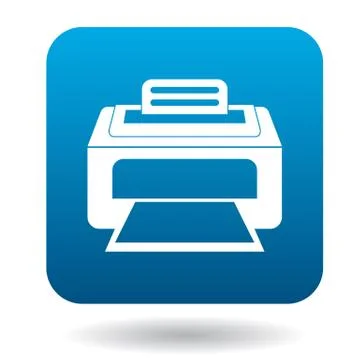Printer icon in simple style Stock Illustration