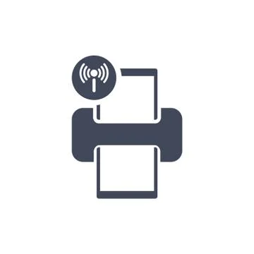 Printer Icon Vector flat design style Stock Illustration