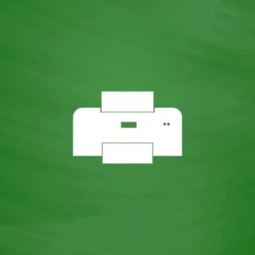 Printer icon, vector illustration. Stock Illustration