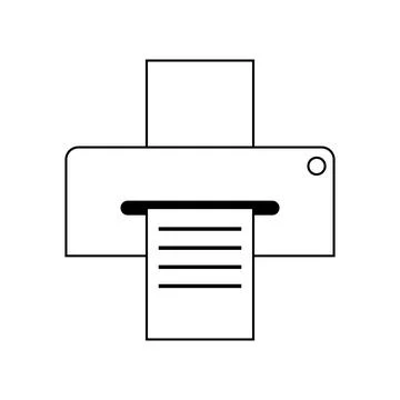Printer icon Vector illustration,flat design,eps 10 Stock Illustration