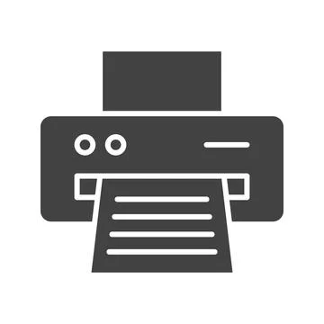 Printer icon vector image. Illustrazione stock