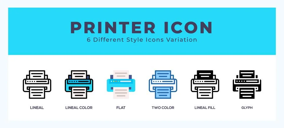 Printer icon vector for web. and mobile app Illustrazione stock