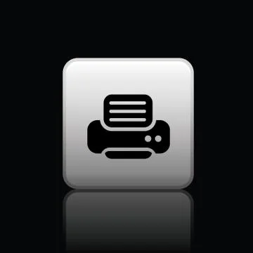 Printer icon web イラスト素材