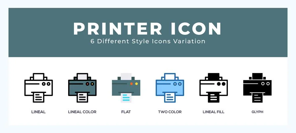 Printer icon for websites and apps. vector illustration Stock Illustration