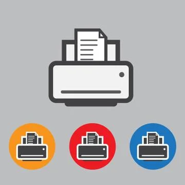 Printer icon.vector Stock Illustration