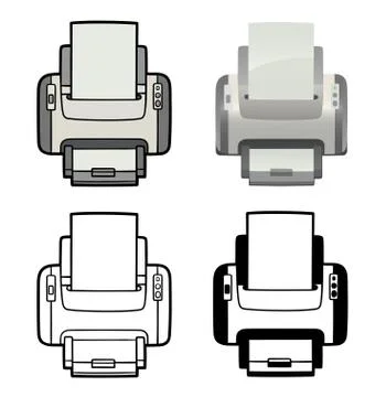 Printer Stock-Illustration