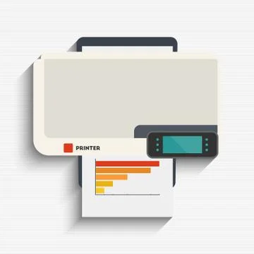 Printer Stock Illustration