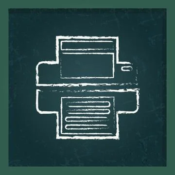 Printer Illustrazione stock