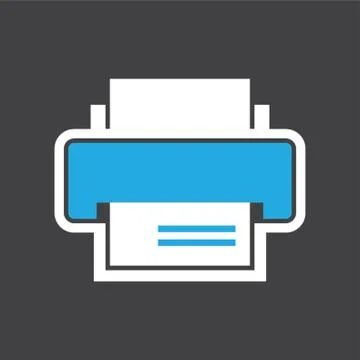 Printer Stock Illustration