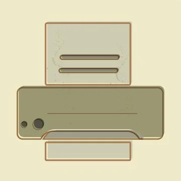 Printer Stock Illustration
