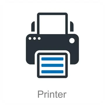 Printer Stock Illustration