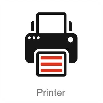Printer Stock Illustration