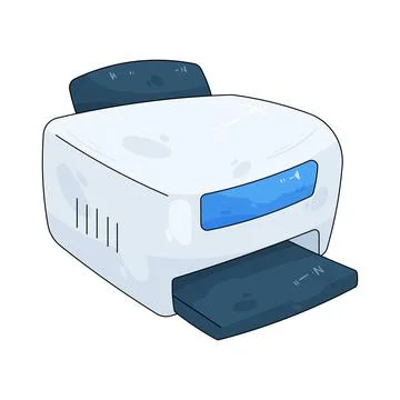 Printer Stock Illustration