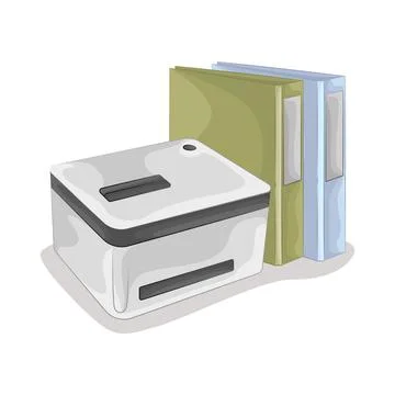 Printer Illustration 库存插图