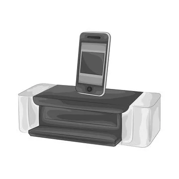 Printer Illustration Illustrazione stock