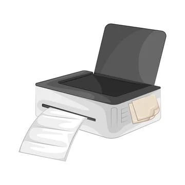 Printer Illustration 库存插图