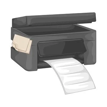Printer Illustration 库存插图