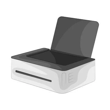 Printer Illustration Illustrazione stock