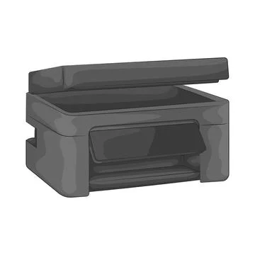 Printer Illustration Stock Illustration