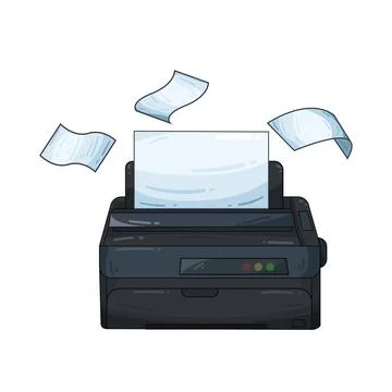 Printer illustration イラスト素材