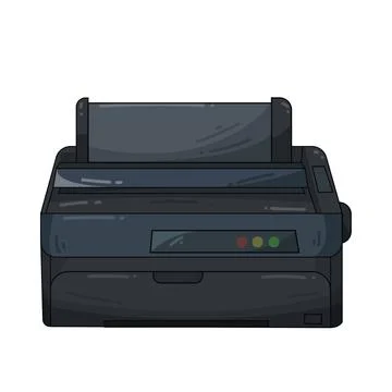 Printer illustration イラスト素材
