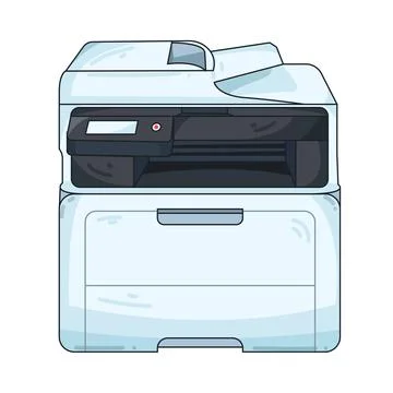 Printer illustration イラスト素材
