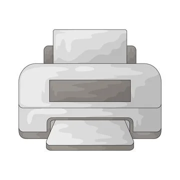 Printer illustration 스톡 일러스트